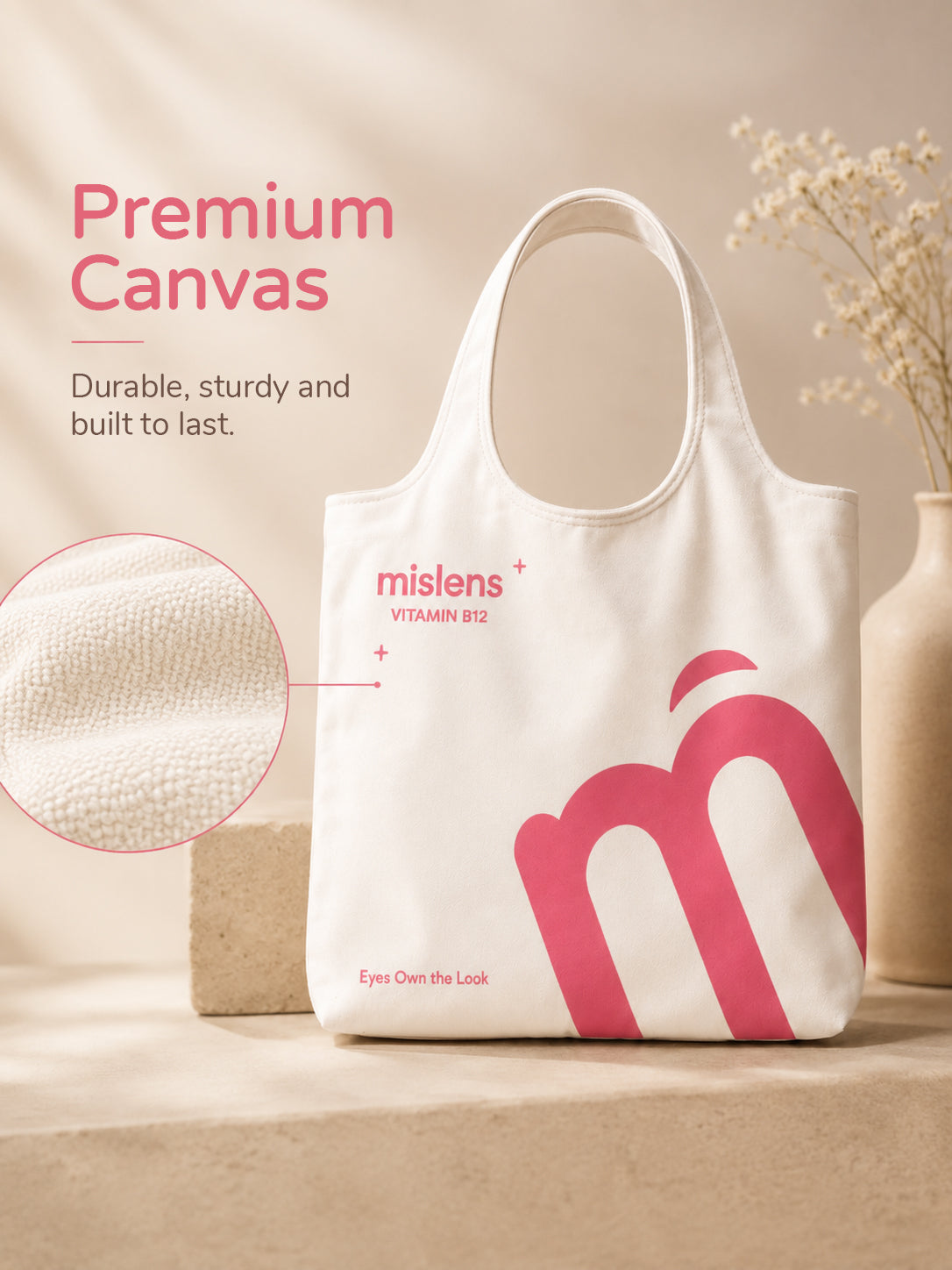 Mislens Canvas Tote Bag